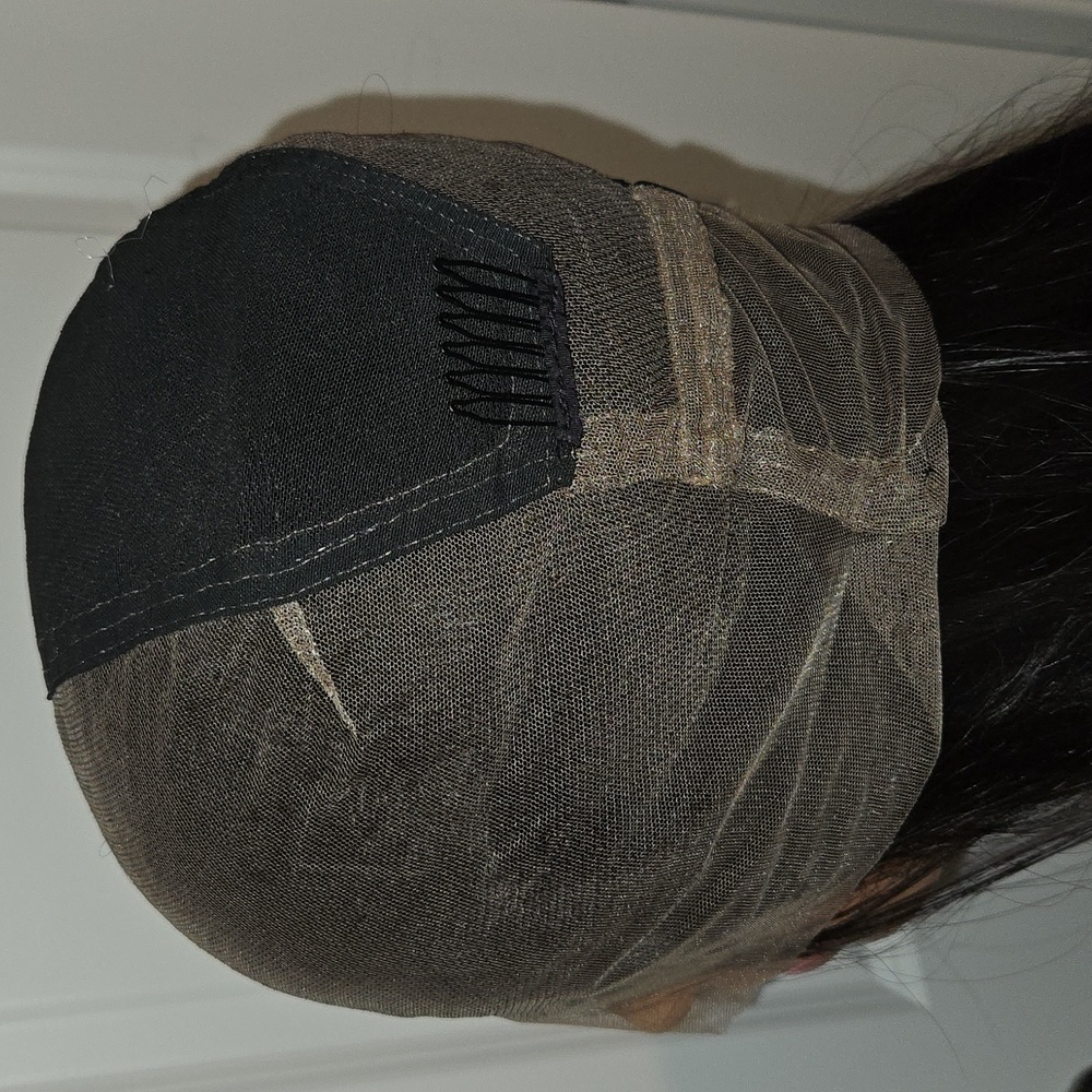 26" Raw Virgin Burmese Straight Full Lace Wig - Picture 9 of 9